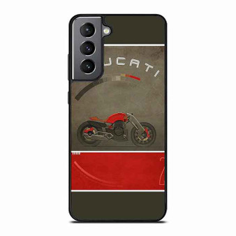 Ducati in Classic Motorcycle Samsung Galaxy S21 Case