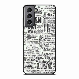 Green Day Lyrics Samsung Galaxy S21 Case