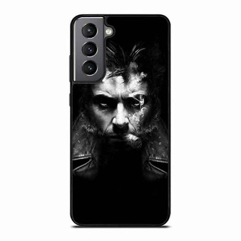 Hugh Jackman as Logan as Wolverine Samsung Galaxy S21 Case Hugh Jackman as Logan as Wolverine Samsung Galaxy S21 Case