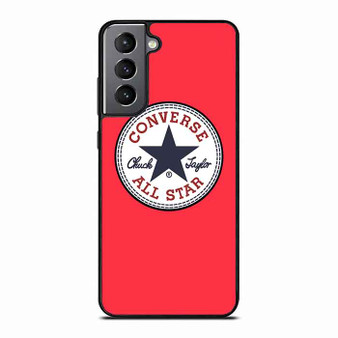 light red converse Samsung Galaxy S21 Case
