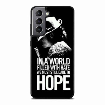 Michael Jackson Quotes Samsung Galaxy S21 Case
