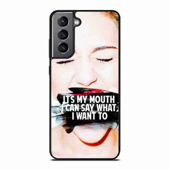 Miley Cyrus Quotes Samsung Galaxy S21 Case