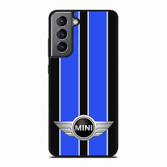 Mini Cooper Black And Blue Samsung Galaxy S21 Case