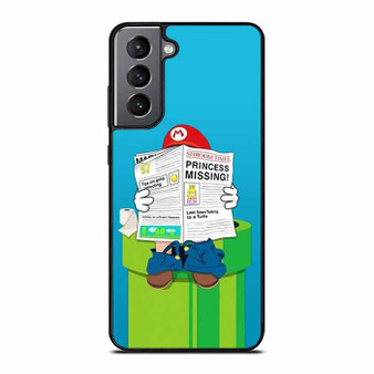 Nintendo supermario missing princess Samsung Galaxy S21 Case