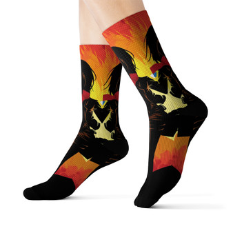 Attack on Titan Mikasa unisex adult socks