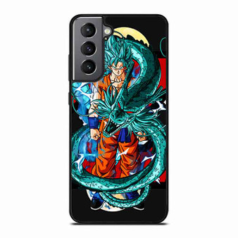 Son Goku Saiya God Blue Samsung Galaxy S21 Case