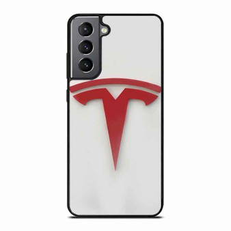 Tesla Logo 2 Samsung Galaxy S21 Case
