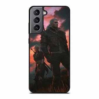 The Witcher 3 Ciri and Geralt 1 Samsung Galaxy S21 Case