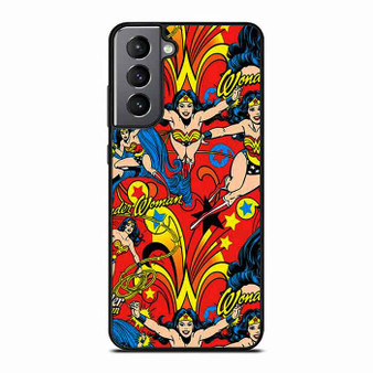 Wonder Woman Collages 2 Samsung Galaxy S21 Case