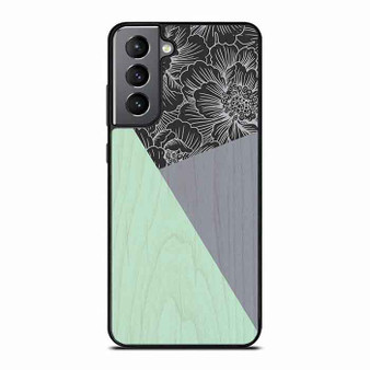 Wood Floral 1 Samsung Galaxy S21 Case
