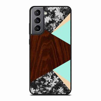 Wood Floral 2 Samsung Galaxy S21 Case