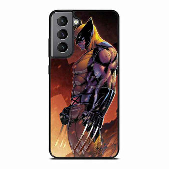X-men as Wolverine as Logan Samsung Galaxy S21 Case X-men as Wolverine as Logan Samsung Galaxy S21 Case