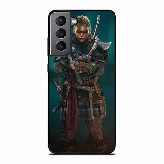Assassins Creed Valhalla Female Eivor 1 Samsung Galaxy S21 Case