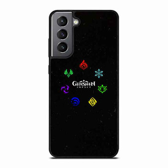 Genshin Impact Elements Samsung Galaxy S21 Case