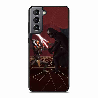 Star Wars Ahsoka vs Vader Samsung Galaxy S21 Case