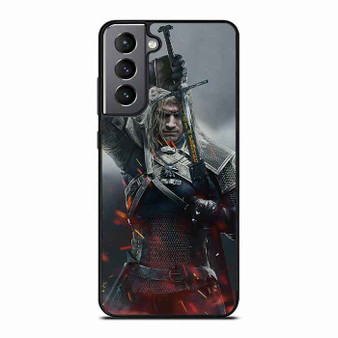 the witcher geralt sword henry cavill Samsung Galaxy S21 Case