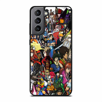 Anime Pop Culture Collage Samsung Galaxy S21 Case