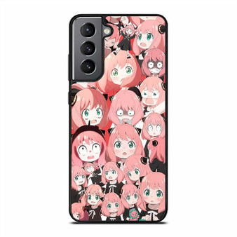 Anya Forger Collage Spy X Family Samsung Galaxy S21 Case