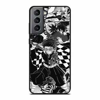 Demon Slayer Tanjiro And All Hashira Samsung Galaxy S21 Case