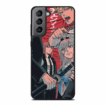 Denji Power Makima Aki Samsung Galaxy S21 Case