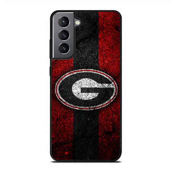 Georgia Bulldogs in Aspalt Samsung Galaxy S21 Case