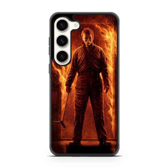 Michael myers on fire Samsung Galaxy S23 Case