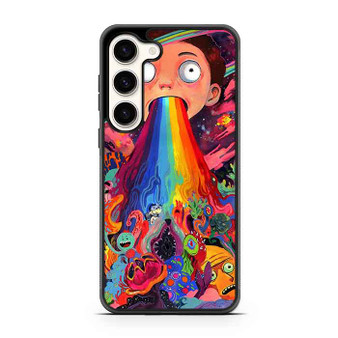 Psychedelic Rick and Morty Samsung Galaxy S23 Case