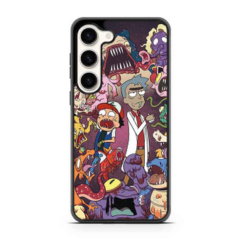 Rick and Mort Pokemon Style Samsung Galaxy S23 Case
