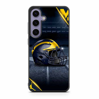 Michigan Wolverines Helmet Samsung Galaxy S24 Case