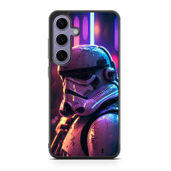 Star Wars Stormtrooper Neon Samsung Galaxy S24 Case