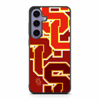 Usc trojans logos Samsung Galaxy S24 Case