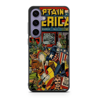 Comic Cover Captain America Samsung Galaxy S24 Case