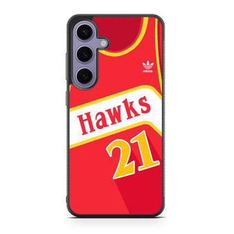 hawks basketball jersey Samsung Galaxy S24 Case