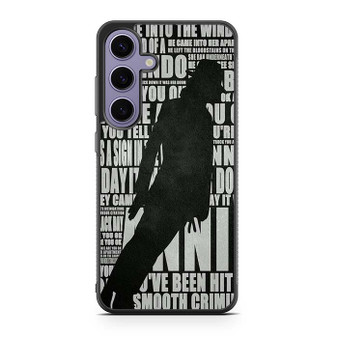 Michael Jackson Lyrics Samsung Galaxy S24 Case
