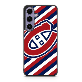Montreal Canadiens Strips Samsung Galaxy S24 Case