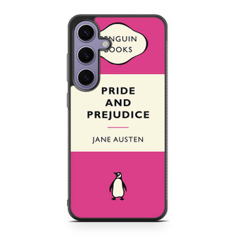 pride and prejudice penguin Book pink Samsung Galaxy S24 Case