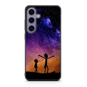 rick and morty space nebula Samsung Galaxy S24 Case