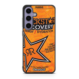 rockstar energy drink recovery orange Samsung Galaxy S24 Case