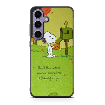 Snoopy In Right this instant Samsung Galaxy S24 Case