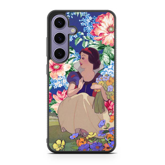 Snow White Floral Forest Samsung Galaxy S24 Case