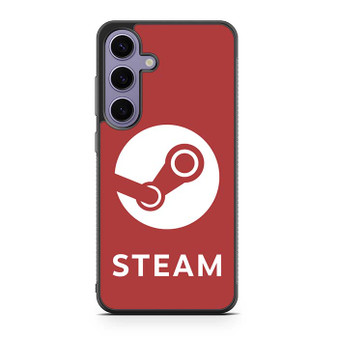 Steam Logo Red Samsung Galaxy S24 Case