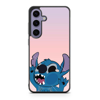 Stitch Funny Hitting Glass Samsung Galaxy S24 Case