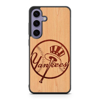 yankees wood Samsung Galaxy S24 Case