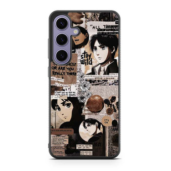 Attack on Titan Eren Quotes Samsung Galaxy S24 Case