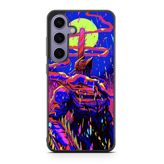 Denji Devils Mode in Abstract Samsung Galaxy S24 Case