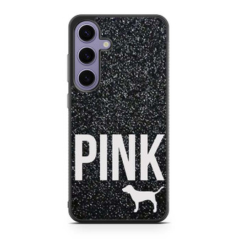 Black Glitter Victoria's Secret Samsung Galaxy S25 Series Case