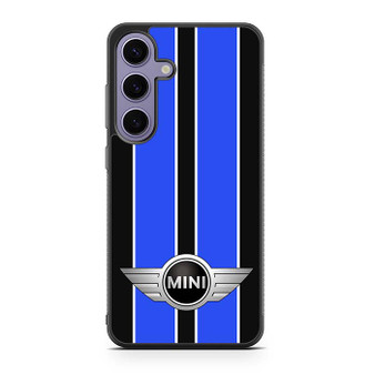 Mini Cooper Black And Blue Samsung Galaxy S25 Series Case