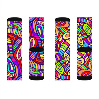 Trippy Design unisex adult socks