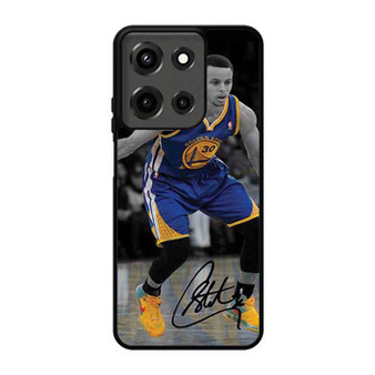 Stephen Curry grey blue gold Motorola moto g 2025 Case