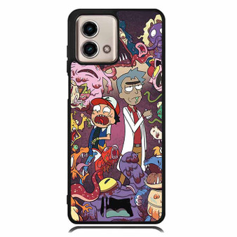 Rick and Mort Pokemon Style Motorola Moto G Stylus Case